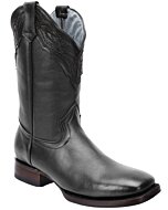 Botas De Piel Imitación Venado Negra WD 11-273