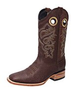 Botas Rodeo Americana White Diamonds Boots 10-305 Café