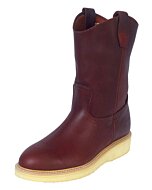 Botas Establo Mil-rayas Piel Grasso Color Shedrón 318
