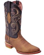Botas Vaqueras Color Café Horma 900 Piel Crazy WD 11-239