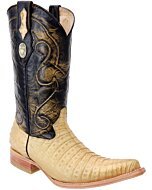 Botas Vaqueras Coco Belly Glaseada Para Hombre WD 11-064 Color Oro