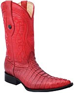 Men's Exotic Crocodile WD Boots 04510-056 Red