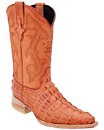 Botas Vaqueras Grabado Cocodrilo Color Cognac WD 11-127