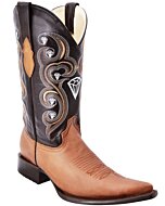 Botas Vaqueras Piel Crazy 3X Color Miel WD 11-136