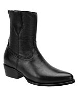Botines Casuales White Diamonds Boots Piel Imitación Venado Negro 10-025