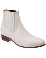 Traditional Mexican Charro Boots Napa Leather WD 11-730 Off White Color