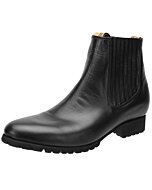 Botines de Charro White Diamonds Boots 11-731 piel Napa color Negro con suela de hule tipo tractor