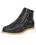 Botín Negro De Trabajo Zippers El General 43386