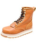 Botines De Trabajo Oro Agujetas Y Corbata WD 11-450