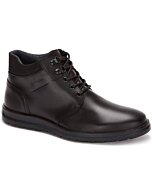 Botín Casual Negro De Piel Para Hombre 327-9465