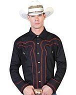 CAMISA CHARRA NEGRA EL GENERAL 2019-115