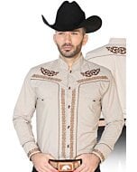 CAMISA KHAKI CHARRA EL SEÑOR DE LOS CIELOS CHC060