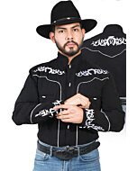 Camisa Charra Negra El Señor De Los Cielos 42879
