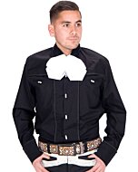 Camisa Charra Negra Adorno Soga WD 11-853