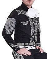 Camisa Charra El Dorado WD11-808 Color Negro