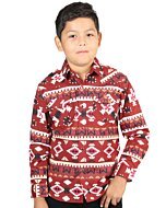 Camisa Roja Vaquera Para Niño El General 44443