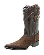 Botas Vaqueras Color Café Horma 3X Piel Cuello De Toro WD 11-083