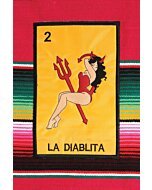 Mandil Artesanal Lotería La Diablita 603577 Multicolor