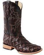 Botas Rodeo Exóticas Monster Fish Color Chocolate 100 Años 44116