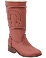 Botas Escaramuza Juvenil Piel Napa Shedrón WD 11-364 