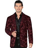 Saco Fino Brilloso Color Vino Lamasini 35205