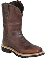Bota Waterproof Para Trabajo Buff Crazy Color Café 126418