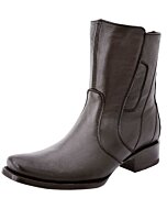 Botines De Vestir Horma Kabul White Diamonds Boots 10-027 Café