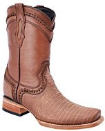 White Diamonds Boots 015, Grabado Lizard para hombre en color miel.