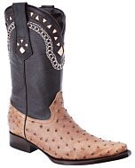 White Diamonds Cowboy Boots, Mink 022, Snip Toe.
