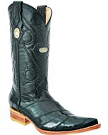Men´s  Green Eel Cowboy WD Boots 078 
