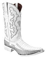Botas Vaqueras Blancas De Moda Coco Clón WD 11-100