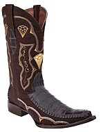 Botas Vaqueras Coco Belly Clón Tejida WD 11-095 Café