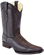Botas Vaqueras Cuello De Toro WD Boots 197 Café