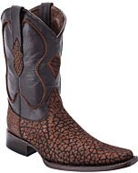 Botas Vaqueras Cuello De Toro White Diamonds Boots 10-091 Color Café