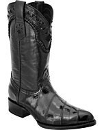 Botas Vaqueras Anguila Negras WD 11-223
