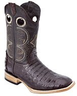 Botas Rodeo Piel Coco Belly Square Toe Color Café WD 11-258