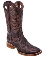 Botas Rodeo Americana Cinceladas Color Café WD 11-270