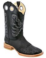 Botas Rodeo Cincelada Antifaz Negra WD 11-280