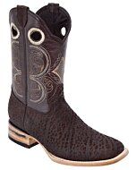 Botas Rodeo Piel Cuello De Toro Color Café WD 11-287