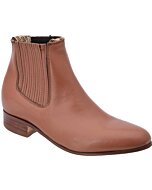 Botines Charros Tradicionals Color Tabaco Piel Napa WD 11-726