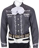 Camisa Charra Gris WD 11-864