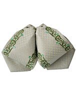 Moño Charro Fino Verde Bordado WD 11-980