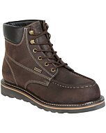 Zapato Waterproof Café Para Trabajo Mocasín Fiber Toe 126422