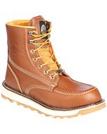 Botines De Trabajo Suela Doble Densidad Color Shedrón Caribú 44369