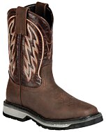 Bota Rodeo Malibu De Trabajo Piel Crazy Color Tang 51278
