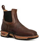 Vista Angulada de las botas KW Razor 6" Chelsea para hombre destacando la artesanía y el material.