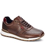 Zapato Casual Andrea Men De Piel Para Hombre Color Café