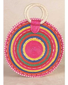 Bolsa Artesanal De Palma Multicolor  602298