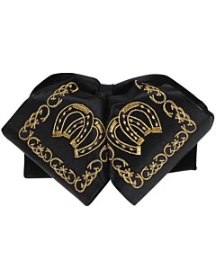 Moño Charro Negro Bordado 600129 Hecho En México