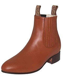 El Canelo Deer Leather Charro Boots Maple Color 227